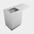 Modern Laundry Starter Kit 600 2 Drawers White Kordura Top Overhang Right With Stainless Steel Sink White Gloss
