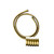 Spare Part Small Bore Metal Hose 1.5m Brushed Gold