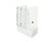 Duo II 1520 Split Bath Screen Corner Contour Wall 23815A-0