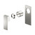 Celia Shower Mixer Rectangular Backplate Trim Kits Only Brushed Nickel