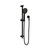 Dolce II Rail Shower Matte Black