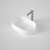 Liano II 530 Pill Above Counter Basin No Taphole No Overflow White