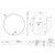 Brighton Round LED Mirror 800mm With Demister