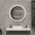 Brighton Round LED Mirror 600mm With Demister