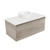 Fucina Vanity Wall 890 Motion E Stone Top 1 Drawer Ashen Walnut Timberland
