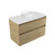 Fucina Vanity Wall 890 White E Stone Top 2 Drawer French Oak Velvet