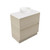 Fucina Vanity Floor 740 Motion E Stone Top 2 Drawer Seasoned Oak