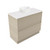 Fucina Vanity Floor 900 Motion E Stone Top 2 Drawer Dezigna Seasoned Oak