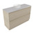 Fucina Vanity Floor 1190 Moonlight E Stone Top 2 Drawer Seasoned Oak