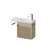 Mode Vanity 22 Console 550 1 Door Wall Right Hinged Door Ranfurly Oak Penelope Gloss Basin Tasman Panel