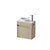 Mode Vanity 22 Benchtop 400 1 Door Wall Right Hinged Door Ranfurly Oak Alabaster Benchtop Joy Basin Brussels Panel