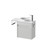 Mode Vanity 22 Benchtop 550 1 Door Wall Right Hinged Door White Bright White Benchtop Joy Basin Brussels Panel