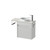 Mode Vanity 22 Benchtop 550 1 Door Wall Right Hinged Door White Alabaster Benchtop Joy Basin Brussels Panel