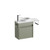 Mode Vanity 22 Benchtop 550 1 Door Wall Left Hinged Door Atmoss Bright White Benchtop Joy Basin Brussels Panel