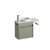 Mode Vanity 22 Benchtop 550 1 Door Wall Left Hinged Door Atmoss Grey Travertine Benchtop Joy Basin Brussels Panel