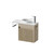 Mode Vanity 22 Benchtop 550 1 Door Wall Right Hinged Door Ranfurly Oak Bright White Benchtop Joy Basin Tasman Panel
