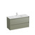 Mode Vanity 46 Console 1200 Single Bowl 2 Drawer Maxi Wall Atmoss Cleo Gloss Basin Brussels Panel