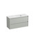 Mode Vanity 46 Console 1200 Single Bowl 2 Drawer Maxi Wall Pistachio Cleo Matte Basin Brussels Panel