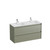 Mode Vanity 46 Console 1200 Double Bowl 2 Drawer Maxi Wall Atmoss Rubik Gloss Basin Brussels Panel
