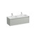 Mode Vanity 46 Console 1200 Double Bowl 1 Drawer Wall Pistachio Rubik Matte Basin Brussels Panel