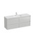 Mode Vanity 46 Console 1500 Single Bowl 4 Drawer Maxi Wall White Cleo Gloss Basin Brussels Panel
