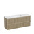 Mode Vanity 46 Console 1500 Single Bowl 4 Drawer Maxi Wall Ranfurly Oak Cleo Matte Basin Tasman Panel