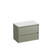 Mode Vanity 50 Benchtop 900 2 Drawer Maxi Wall Atmoss Bright White Benchtop Brussels Panel