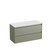 Mode Vanity 50 Benchtop 1200 Single Bowl 2 Drawer Maxi Wall Atmoss Bright White Benchtop Brussels Panel