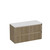 Mode Vanity 50 Benchtop 1200 Single Bowl 2 Drawer Maxi Wall Baroque Carrara Benchtop Tasman Panel