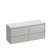 Mode Vanity 50 Benchtop 1500 Double Bowl 4 Drawer Maxi Wall Pistachio Bright White Benchtop Brussels Panel