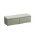 Mode Vanity 50 Benchtop 1500 Double Bowl 2 Drawer Wall Atmoss Grey Travertine Benchtop Brussels Panel