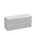Mode Vanity 50 Benchtop 1500 Double Bowl 4 Drawer Maxi Wall White Calacatta Benchtop Tasman Panel