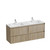 Mode Vanity 46 Console 1500 Double Bowl 4 Drawer Maxi Wall Baroque Cleo Gloss Basin Brussels Panel