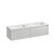 Mode Vanity 46 Console 1500 Double Bowl 2 Drawer Wall White Cleo Matte Basin Brussels Panel