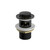 Metro Clikclak Pop-up Waste With Overflow 32mm Matte Black