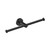 Metro Double Toilet Roll Holder Matte Black