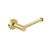 Metro Toilet Roll Holder Brushed Gold