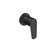 Civic Shower/Bath Mixer Complete Matte Black