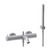 Paffoni Inox Tech Bath Mixer with Fixed Wall Bracket Stainless Steel 316