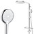 Splash Lux Column Shower Bottom Inlet 3 Function Chrome