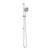 Axiss II Aerlux Wet Rail Single-Spray Slide Shower Chrome 1 EA