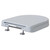 Duroplast High Style D Shape Elevated Seat White