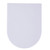 Duroplast Dune D Shape Seat White
