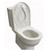 Family 3D Toilet Seat Slow Close Feature  White
