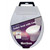 Meriton Toilet Seat HD PP Hinges White
