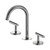 Mecca Basin Set Arc Spout Chrome