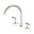 Mecca Bath/Kitchen Set Arc Spout Brushed Nickel