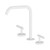 Mecca Bath/Kitchen Set Edge Spout Matte White
