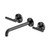 Mecca Wall Basin/Bath Set 220mm Spout Gun Metal