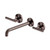 Mecca Wall Basin/Bath Set 220mm Spout Brushed Bronze